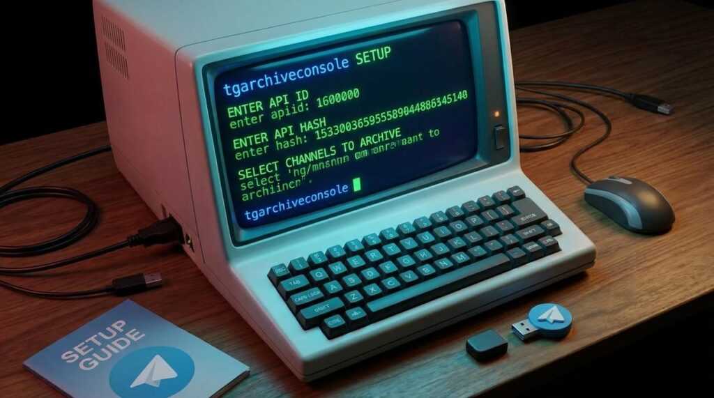 how to set up tgarchiveconsole