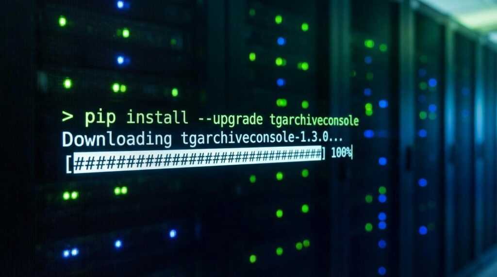 how to upgrade tgarchiveconsole