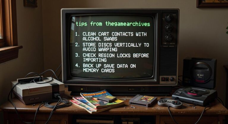 tgarchiveconsole tips from thegamearchives