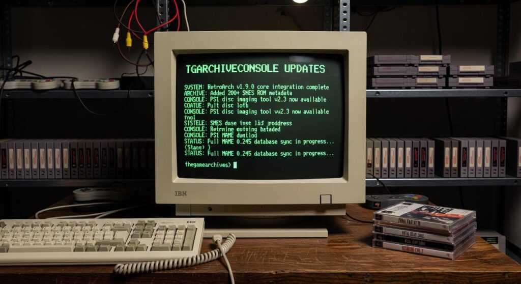 tgarchiveconsole updates by thegamearchives